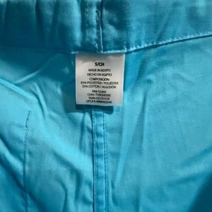 Size small pull string scrub pants